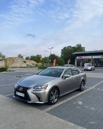 Lexus GS cena 102000 przebieg: 120000, rok produkcji 2015 z Kraków małe 121